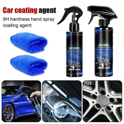 Keramisk bilbelegg 9H 10H lakkpleie Nanopolering Krystallbelegg Sprayforseglingsprodukter Hydrofobisk belegg Flytende voks