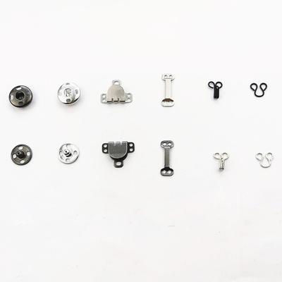 Sewing Hooks And Eyes Set Sew-On Snap Buttons Diy Clothing Button Sewing Closures Snaps Kit For Clothes Bags Sewing Craft