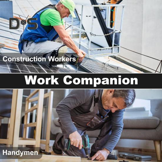 Elektrisk Borrmaskin Bältesklämma Multifunktionell Bärbar Universell Måttbandsficka Mätbandshållare Verktygsbältesögla för Hantverkare Snickare