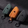 Suede Leather For Bmw F20 G20 G30 X1 X3 X4 X5 G05 X6 X7 G11 F15 F16 G01 G02 F48 Car Key Case Cover Fob Holder Shell Accessories