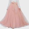 Elegant Cross-Border Women's Layered Tulle Skirt with Bow Belt for Weddings and Parties