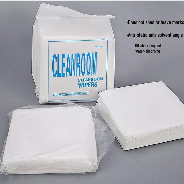 Промышленная безворсовая нетканая протирочная бумага: Впитывающий масло и воду, 9 дюймов.