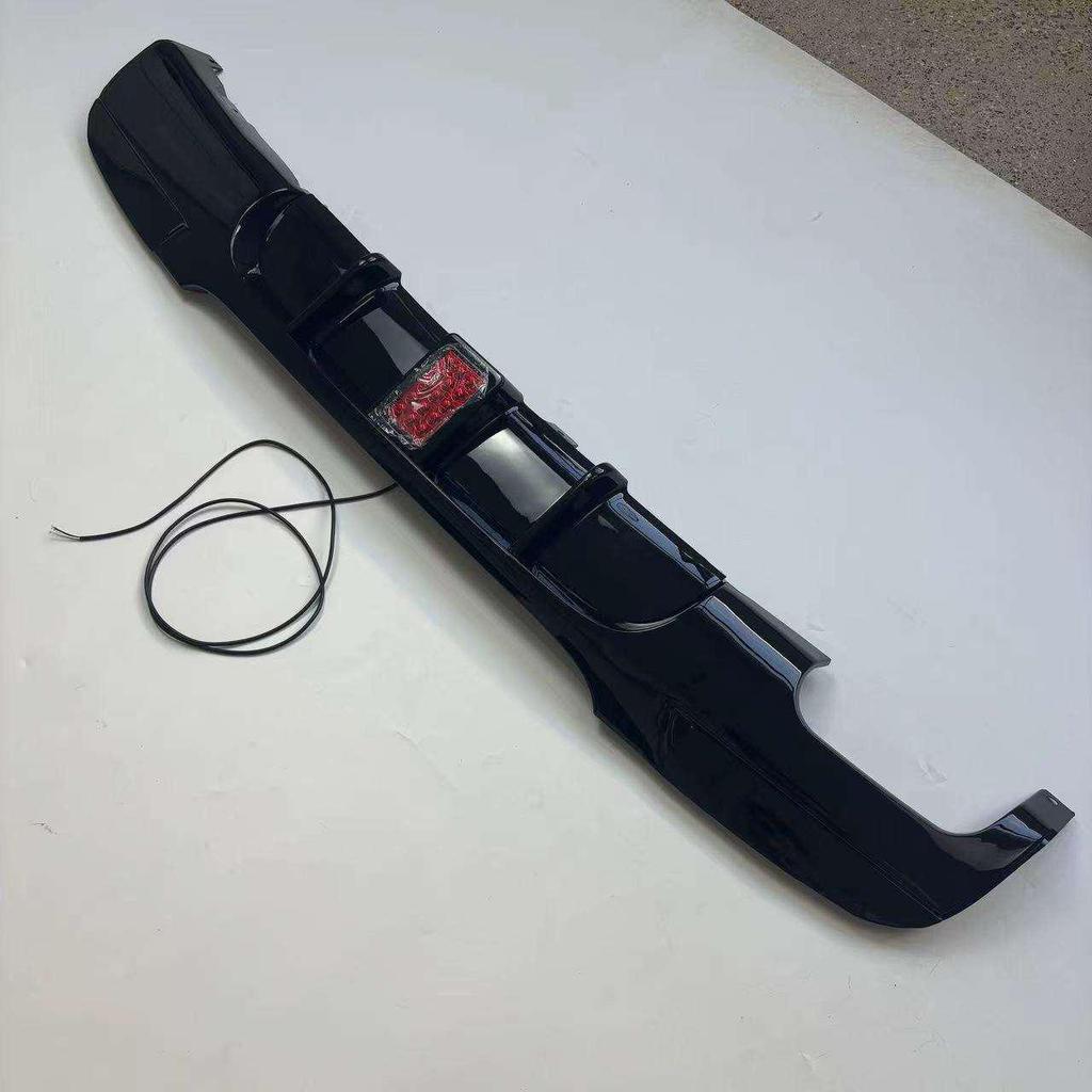 BMW 3 Series E90 MP Style Rear Diffuser with Lights for Dual Exhaust