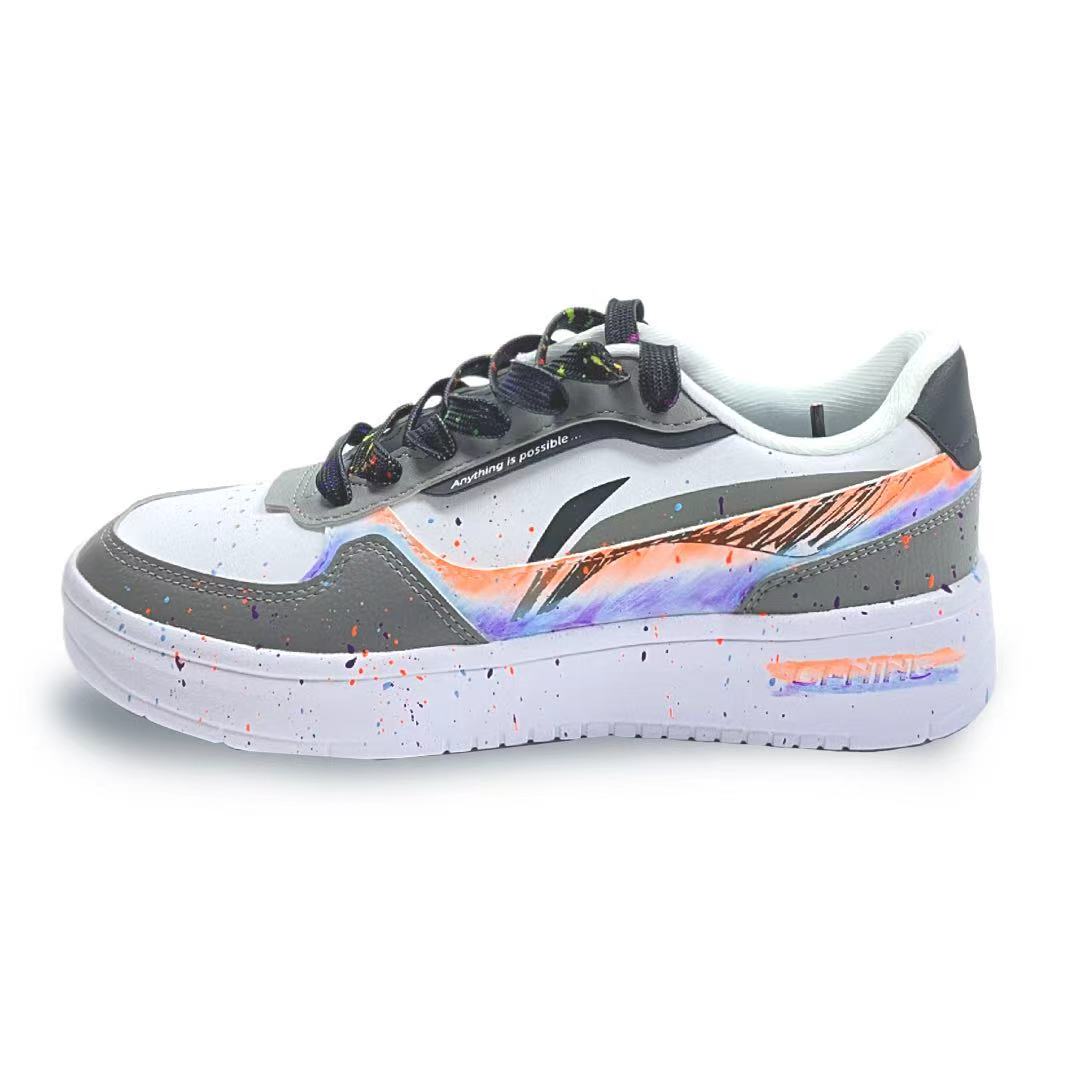 

Li Ning Duda Slip Resistant Abrasion Resistant Slip Resistant Abrasion Resistant Low top Skateboard Shoes Men s AGCT333-1(Team371-) 40