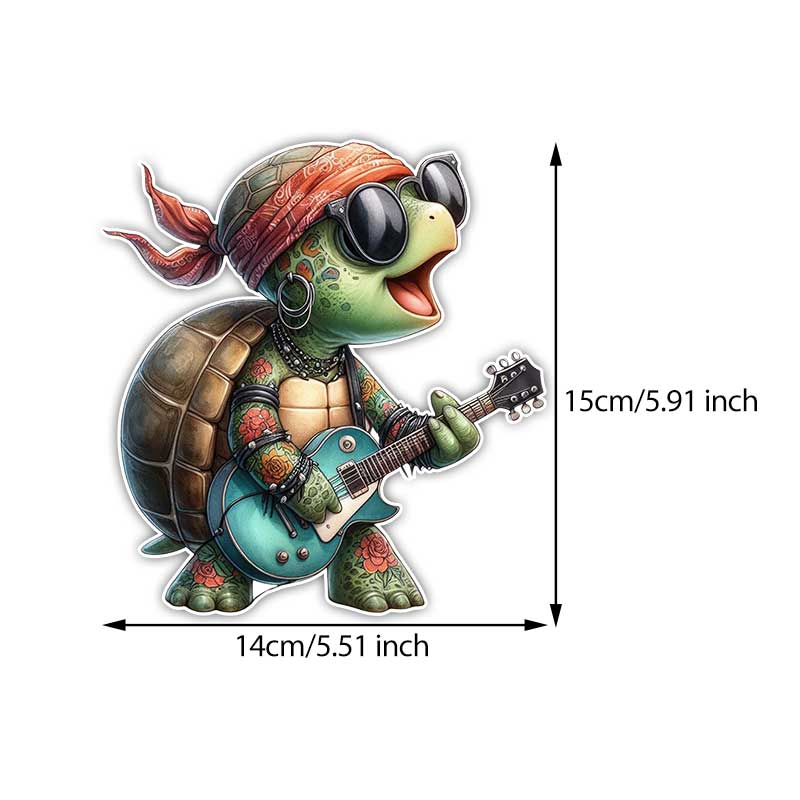 

Car Sticker Animal Rocker Sticker Waterproof Vinyl Decal on Bumper Rear Window Laptop Self-adhesive Decal For Car Accessories TM357 D-15cm Longest Side