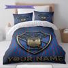 Name Custom Gil Vicente FC Pattern Bedding Set Quilt Cover Pillowcase Home Decor Gift (1 * duvet cover + 2 * pillowcase, without core)