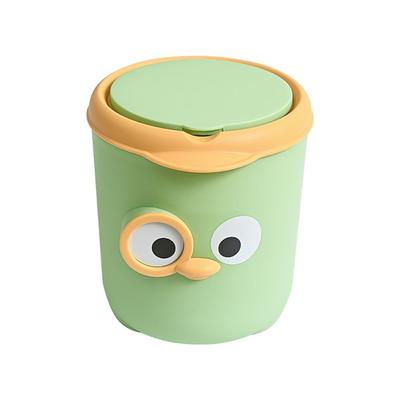 Anti-slip Desktop Trash Can Cartoon Waste Bin Anti-wear Garbage Bin