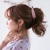 Gifts Frosted Solid Color Women Banana Clip Hair Claws Hair Clips Ponytail Holder