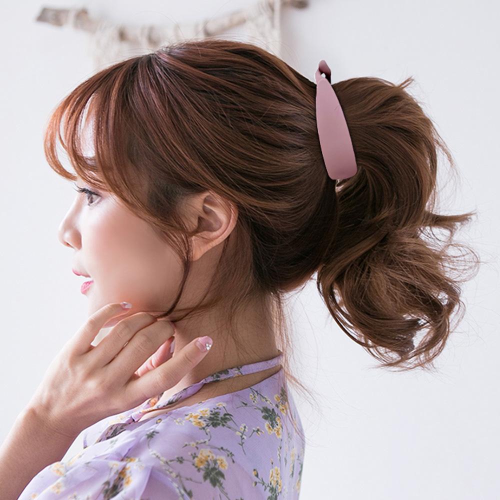 Hairpins Hair Accessories Women Solid Color Hair Clips Ponytail Holder Banana Clip Hair Claws