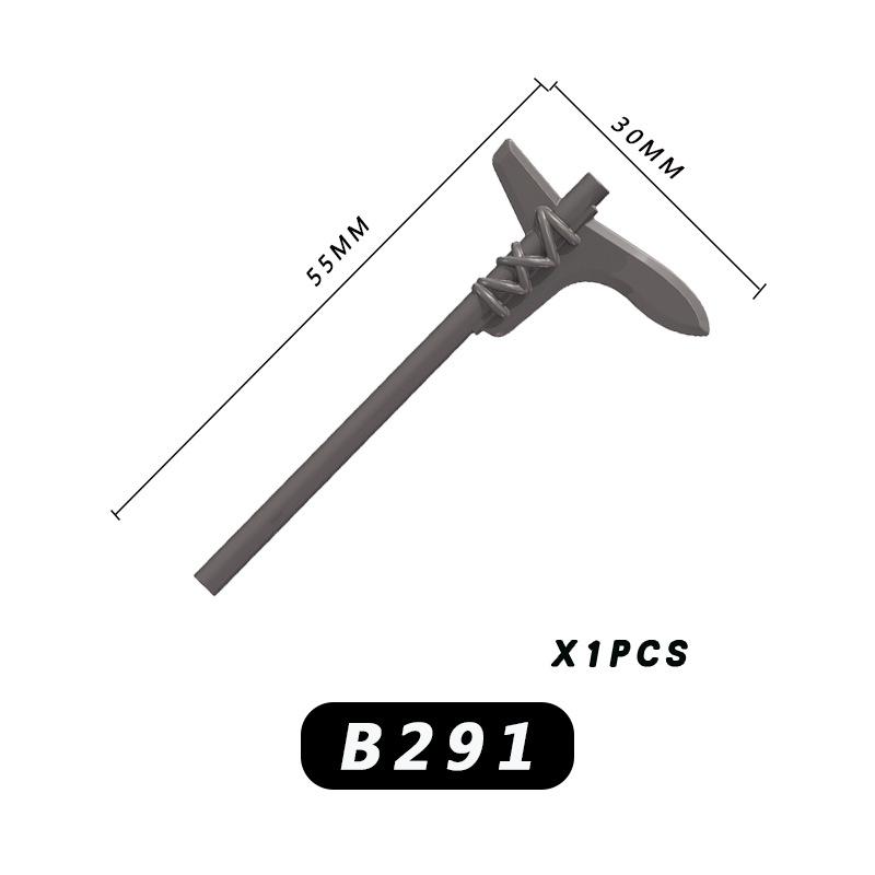 10Pcs Ancient Chinese Weapon Figurine Building Block Accessories Puzzle Assembly Children'S Toys