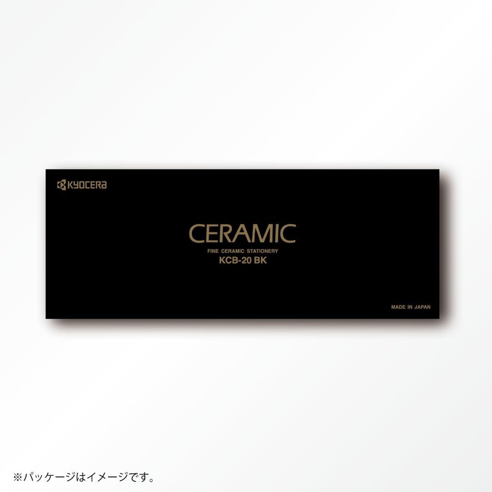 Kyocera Ballpoint Ceramic Excellent Ink Easy Clear Carbon Pen, Water-Based, Nib, Flow, Writing, Copy, Gift-Gift, Black, KCB-2BK-AZ