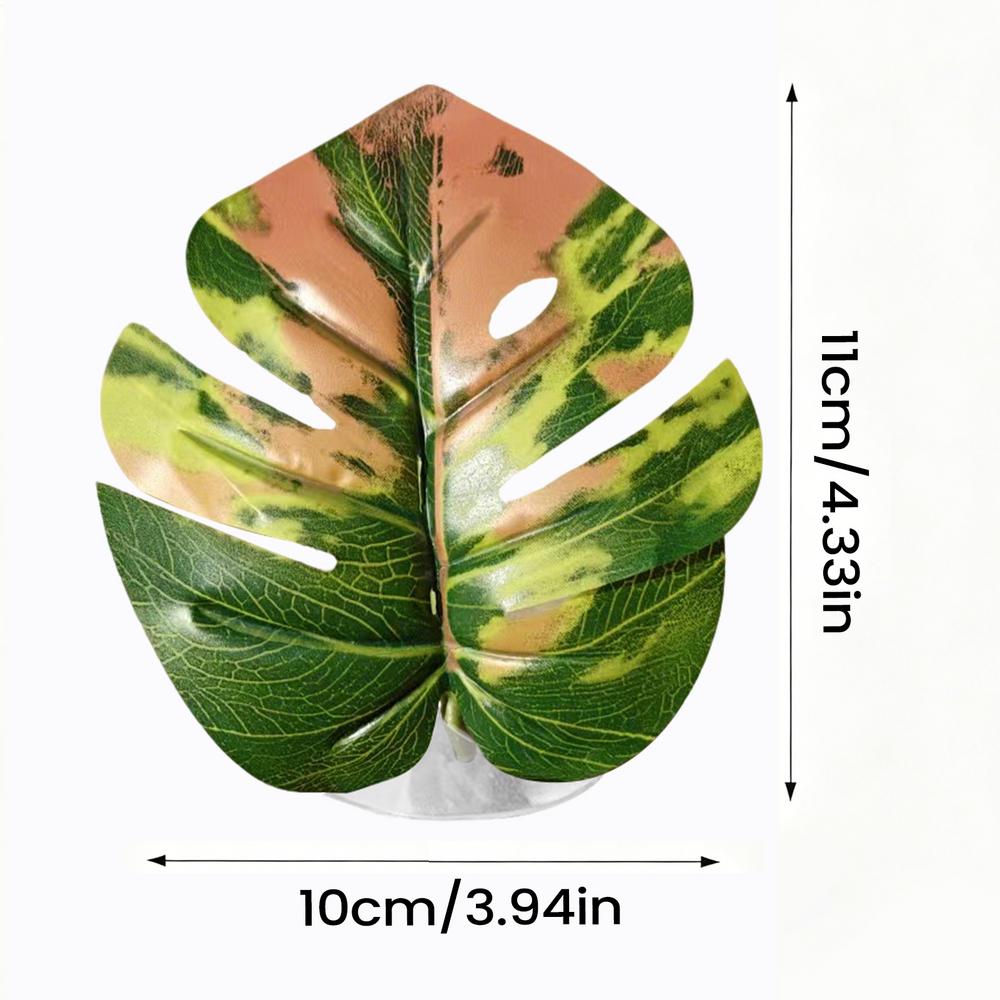 Aquarium Betta Fish Leaf Pad with Suction Cup Relax Plants Fish Spawning Habitat Pets Fish Tank Decor Artificial Leaf Hammock