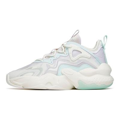 Badass Lifestyle Series Leichte Strapazierfähige Low-Top-Sneaker Damen-Sneaker Weiß Lila Blau 122228080-2