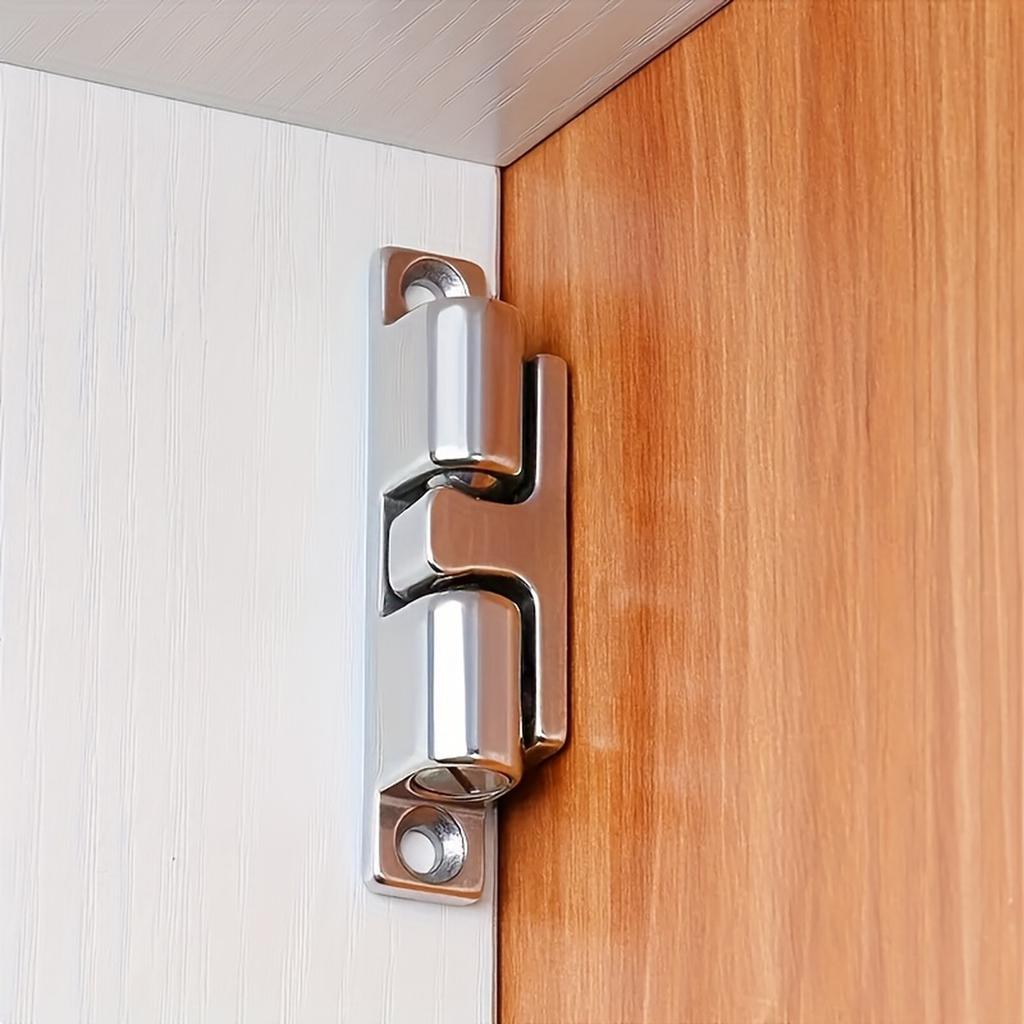Cabinet Door Catch Magnetic Latch Metal Push Button Lock Kitchen Cupboard Door Holder Hardware Accessory