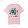 Teacher Appreciation T Shirt Perfect for Educators and Book Lovers Vintage Washed Comfortable Fashion Versatile Stylish Soft
