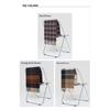 Dal Cashmere Premium Check Muffler Orange Dark Brown