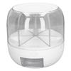 Rice Dispenser Multipurpose 360 Degree Rotation Food Grain Storage Container for Kitchen Beans Rice Small Grains 3.5kg