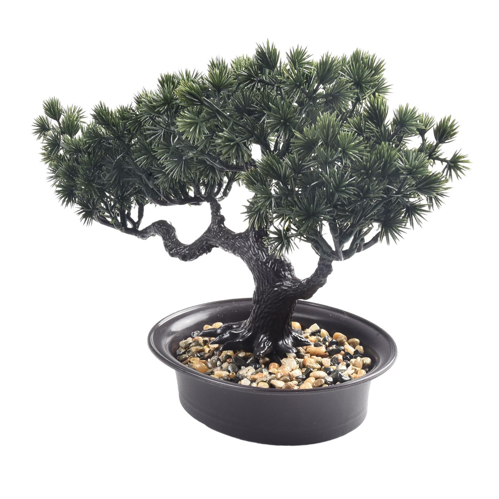 

Indoor Bonsai Welcoming Pine Artificial Simulation Tree with Resin Foliage and Plastic Pot for Office and Home Desk Decor China Mainland