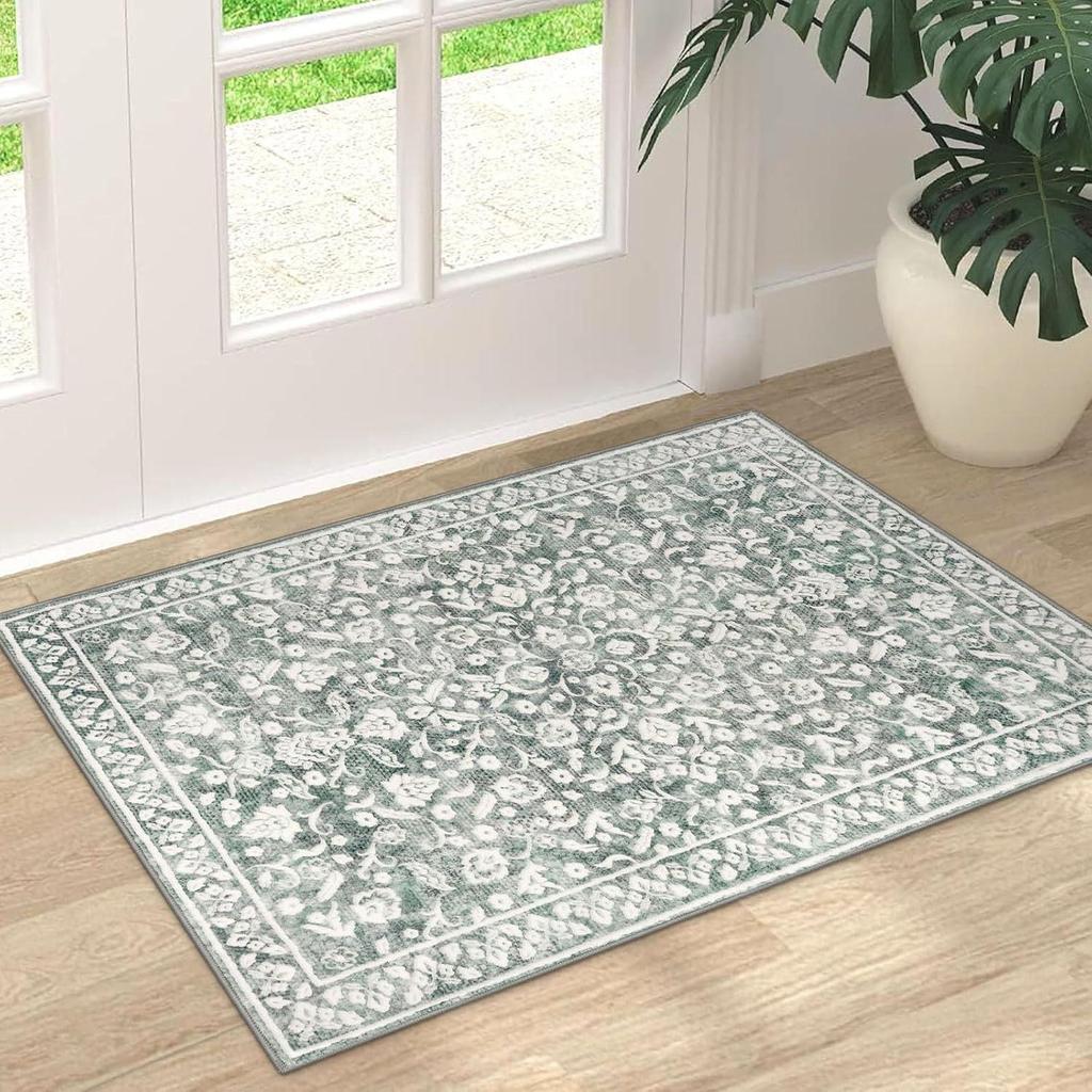 American Retro Dustproof Entryway Door Mat - Dirt-Resistant Foot Mat