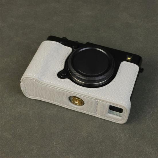 X-E5 Camera Half-Body Case Faux Leather Camera Protection Cover Scratch Bump Dust Resistant Protector