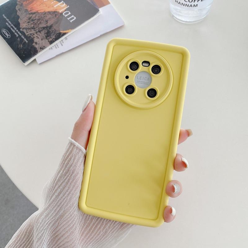 Applicable To vivoX90 Macaron Mobile Phone Case Y78 Solid Color Silicone iQOOZ8 Matte All-inclusive S17 Protective Case 52