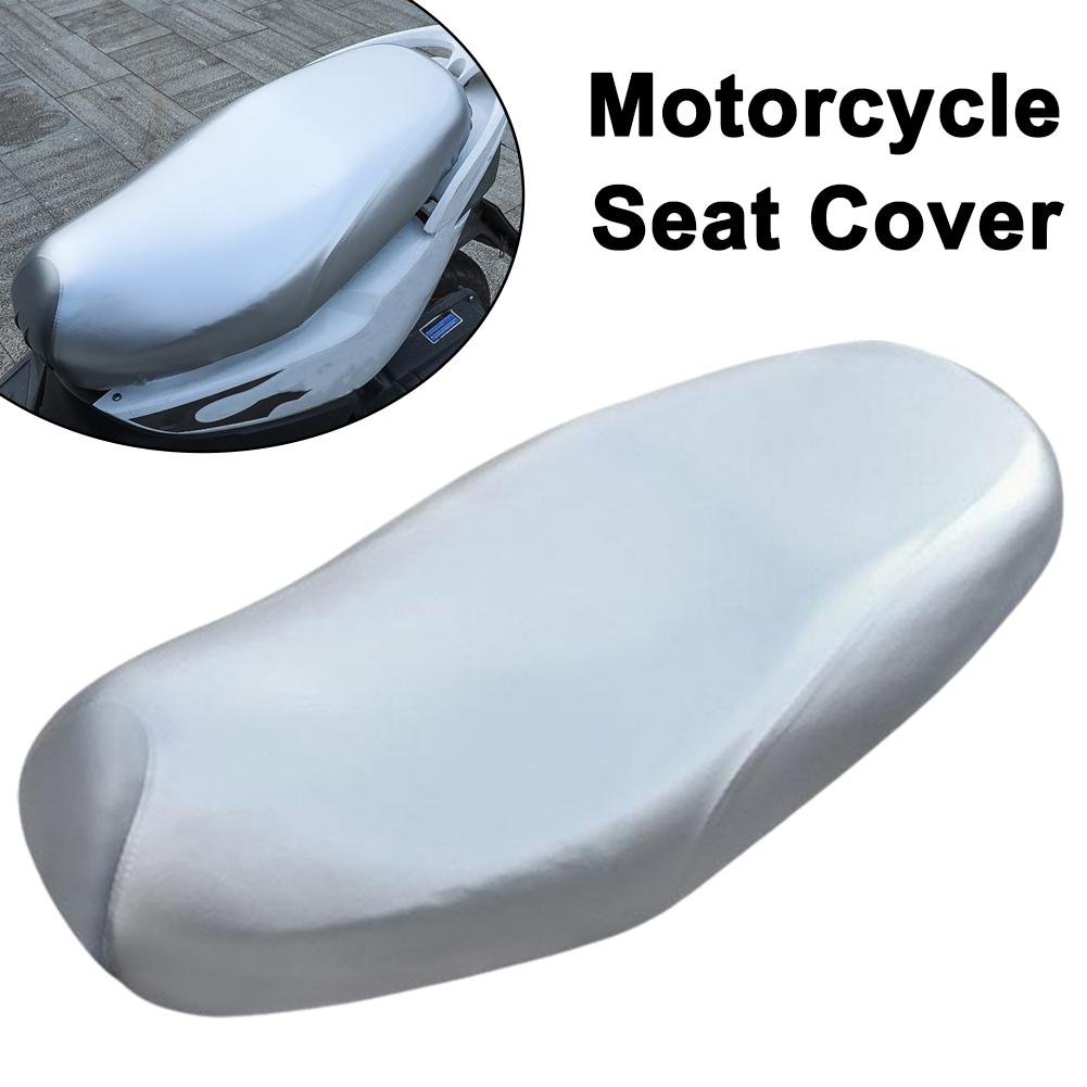 Waterproof Motorcycle Seat Cover Breathable PU Leather Cushion Cover Weather Protector Sunscreen For Motorcycle Electric Sc X4K7