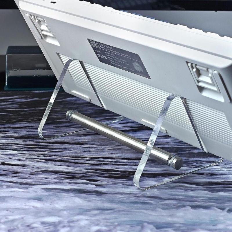 Acrylic Keyboard Stand Computer Mechanical Keyboard Rack Storage Mechanical Keyboard Holder for Gaming Programming