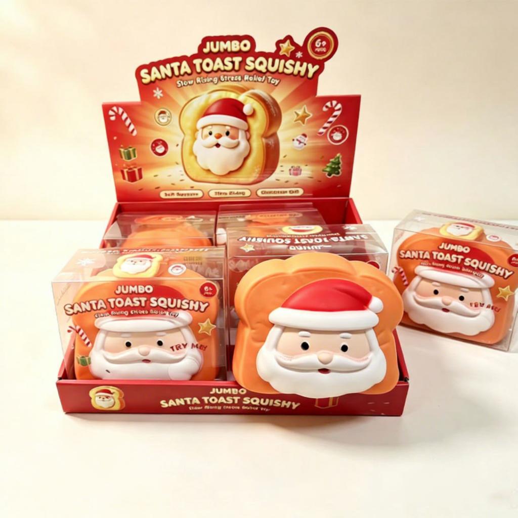 Santa Claus Halloween Skull Bone Slow Rising Squishy Simulation Stress Relief Squeeze Vent Decompression Fidget Toy Girls Boys