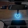 LED Ambient Lighting Car Heart Shaped LED Automotive Decoration Heart-Shaped Car Handle Straps for SUV RV Sedan Truck Auto