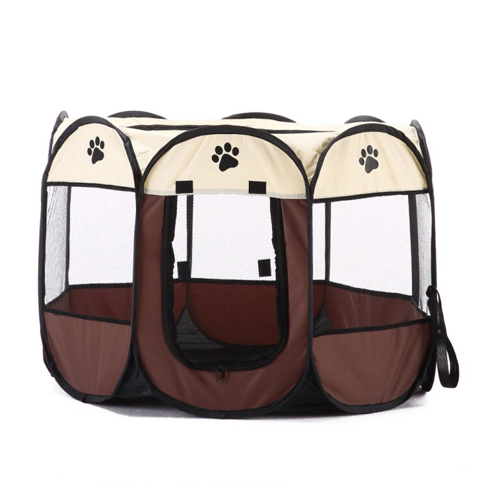 Collapsible Pet Octagonal Tent Pet Octagonal Fence Oxford Cloth Pet Octagonal Cage Cat Dog Cage Pet