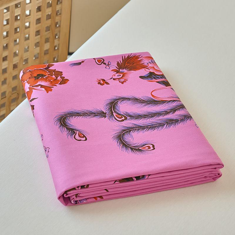 Cotton Single Piece Thick Bed Sheet Printed Bed Sheet Dormitory Single Person Double Person