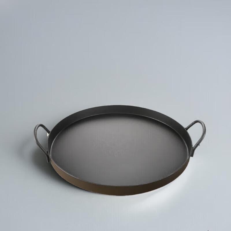 Wutuo Wrought Iron Flat Bottom Frying Pan
