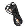 Headphone Male to Male AUX Coiled Cord Headset 3.5mm Audio Spring Cable Replacement