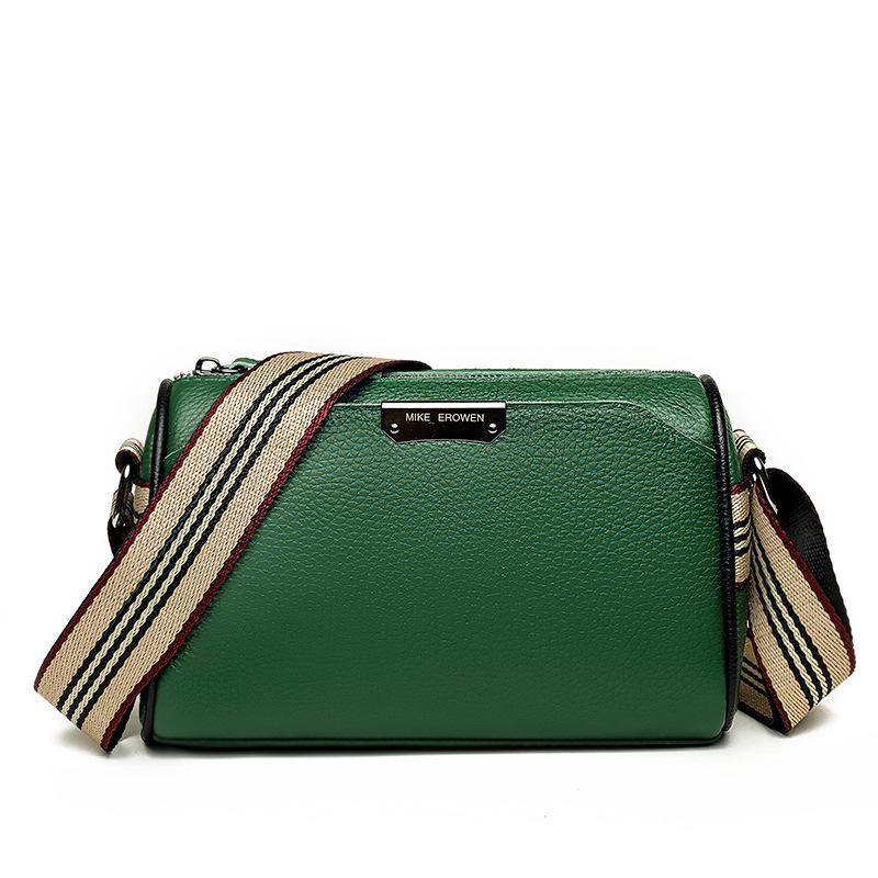 Leather Women'S Bag Large Capacity First Layer Cowhide Bag Fashionable And Simple Soft Leather Shoulder Bag Messenger Bag