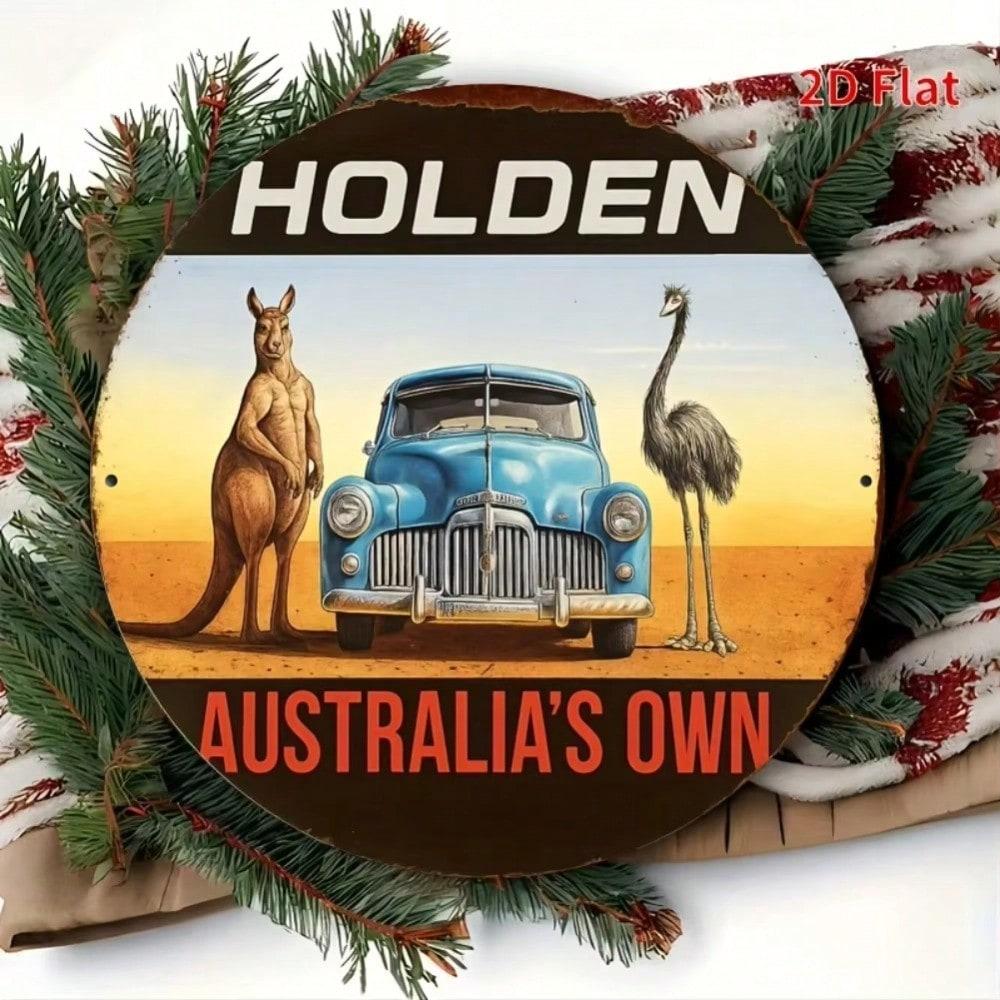 Vintage Holden Car Metal Wall Sign Retro Auto Garage Decor