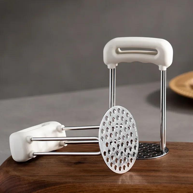 New Stainless Steel Mashed Potatoes Compactor, Household Compactor, Baby Food Aid Tool