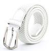 Extended Stretch Men'S Canvas Knitted Pin Buckle Belt, Women'S Elastic Belt Golf Casual Belt