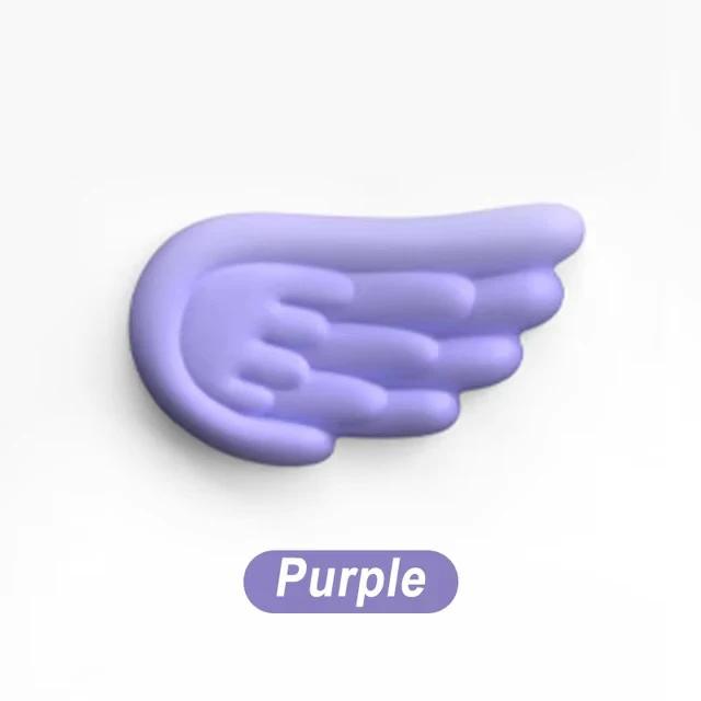 Keyboard Mouse Wrist Rest Angel Wing Memory Foam Mouse Pad Set Wrist Support Ergonomic Non-Slip for Computer Laptop Easy Typing