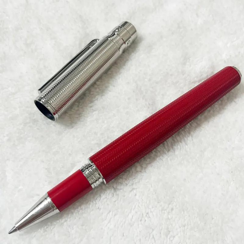 Rollerball Ballpoint Pen Blue Carving With Serial Number Writing Smooth Stationery