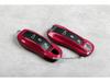 Porsche Starlight Ruby Red Key Shell for Macan, Cayenne, Panamera, 718