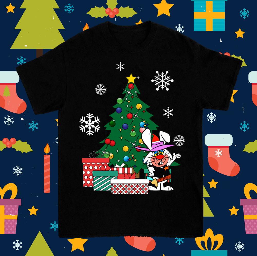 Ricochet Rabbit Around The Christmas Tree T-Shirt Black Tee YI3063 Unisex T-Shirt L
