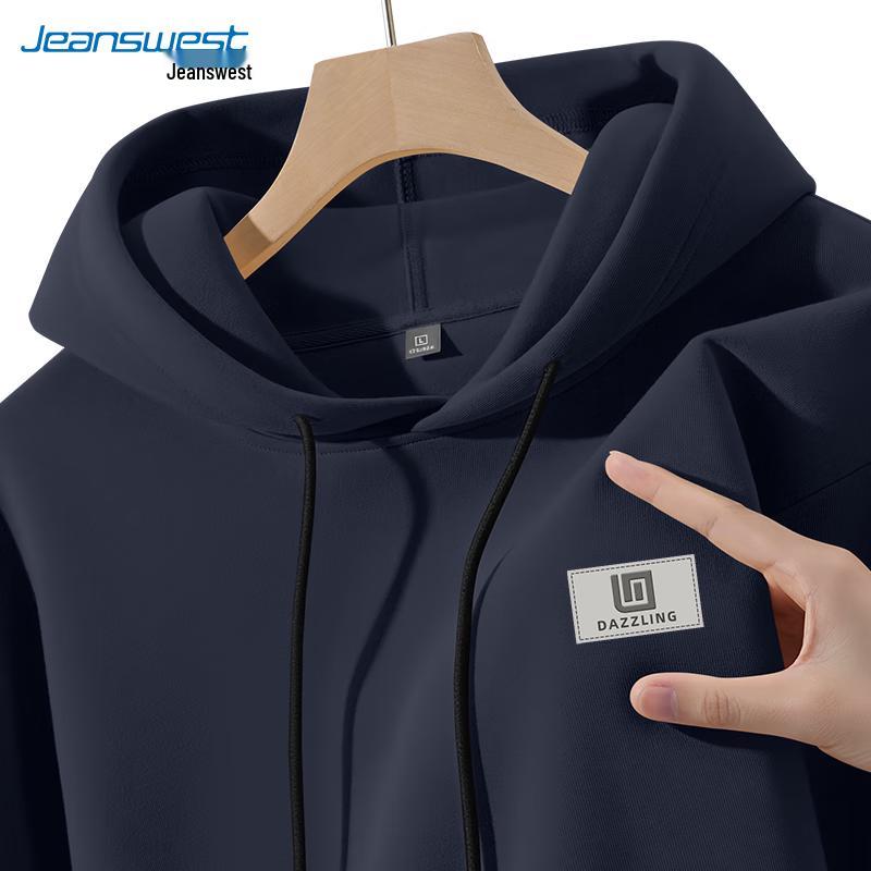 Jeanswest Men's Relaxed Fit Hooded Sweatshirt