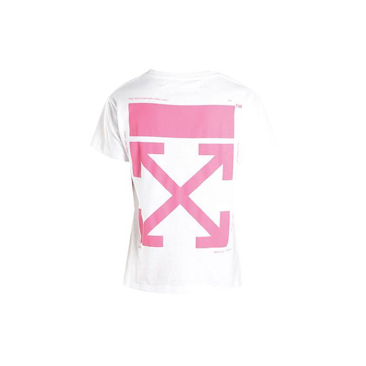 Off-White Bart Print Short Sleeve T-Shirt Men Tops White OMAA036S191850030188