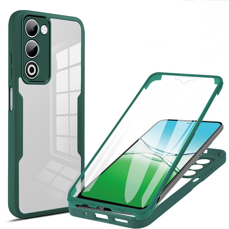 360 Ganzkörperschutz Klare Hülle Für OPPO A92 A92S A93 A94 A95 Doppelseitige Stoßfeste Abdeckung für den Frontbildschirm Für OPPO A94 Hüllen