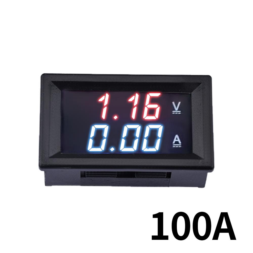 1.16'' 1-111V 11A 11A 111A LED Digital Voltmeter Ammeter Voltage Meter Volt Detector Tester Monitor Panel