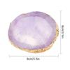 Harz Nail Art Palette Farbe Zeichnung Farbpalette Goldener Rand Maniküre Nagel DIY Werkzeug Lila
