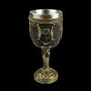 1pc Medieval Retro Norse Mythology Viking Goddess Stainless Steel Resin High Footed Cup Viking Pirate Bar Beer Cup