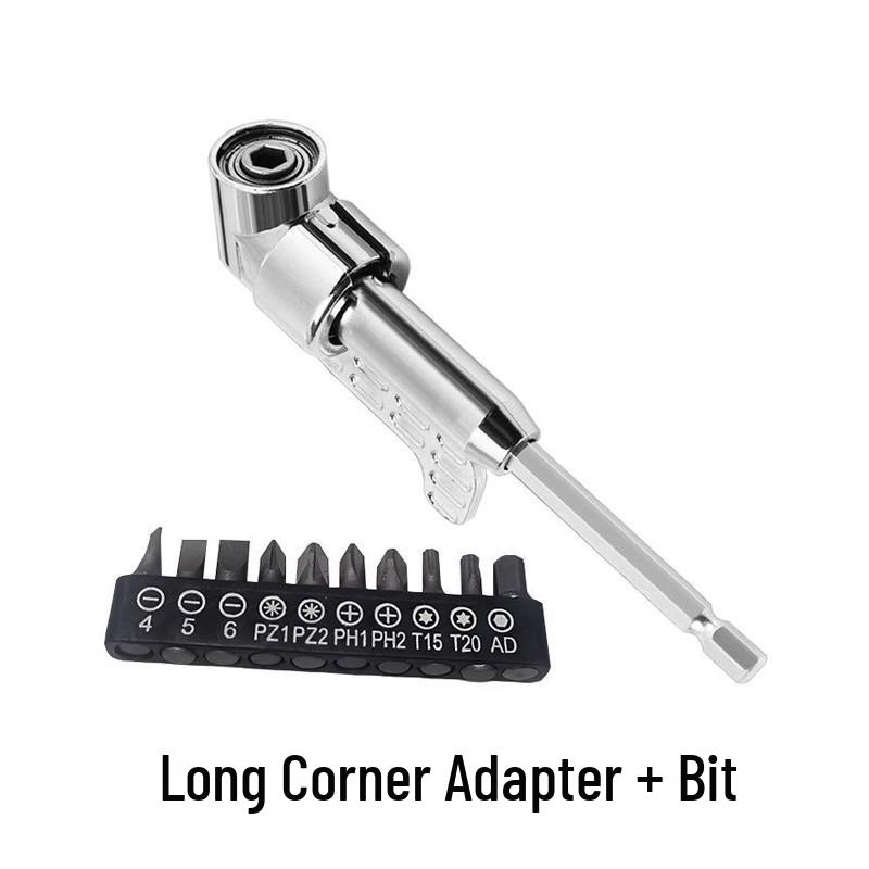 105° Bit-Winkelbohrer für [Neues Modell] – Universelle Schraubendreher-Verlängerungsstange