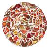 80Pcs Cartoon National Style New Year Stuff China Stickers for Suitcase Laptop Luggage Phone Car Styling DIY Pegatinas