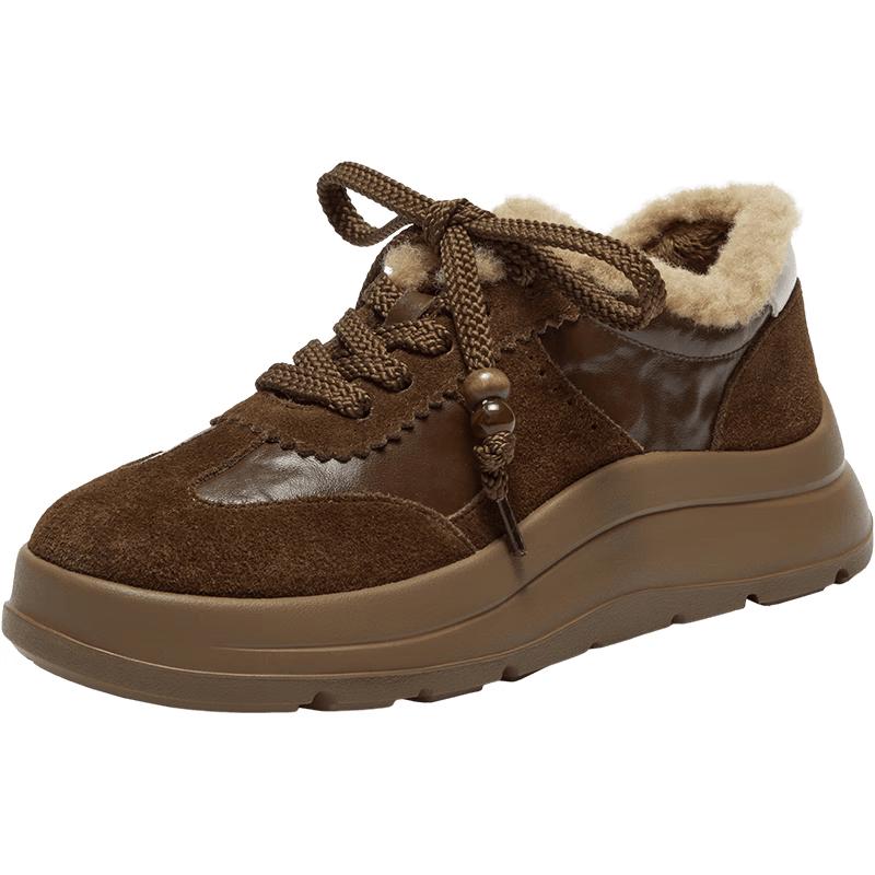 Bata Women s Winter Sheepskin Lined Casual Sneakers 37